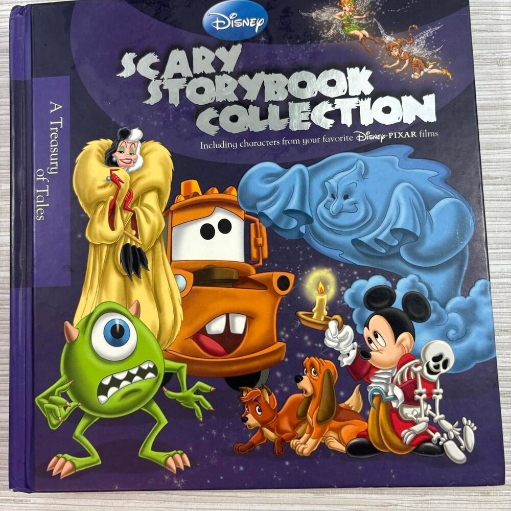 DISNEY Scary Storybook collection book hardcover good condition